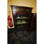 Small Edwardian display cabinet