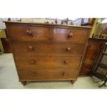 19th Century oak chest of drawers