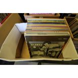 Box of LP records - 60s - 80s Big Band