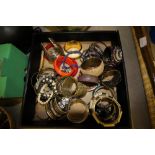 Box of costume jewellery bangles