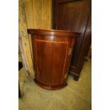 Small Inlaid Corner Cupboard