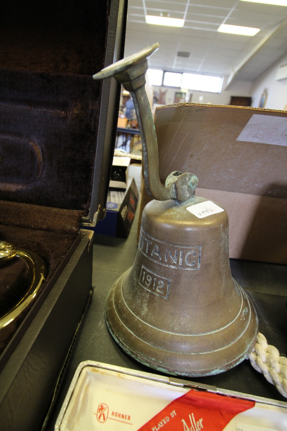 'Ships' Brass Bell worded 'Titanic 1912' - Image 2 of 2