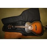 Tanglewood Union Series acoustic guitar, with a fabric case