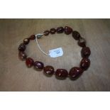 Jennie Ferguson Designs red agate bead necklace