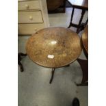 18th Century oak circular occasional table