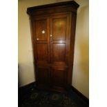 19th Century oak double corner cupboard