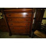 Victorian Mahogany Scotch Chest of Drawers