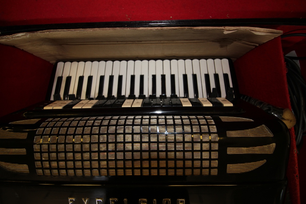 Excelsior electronic accordion and foot pedal etc - Image 2 of 5