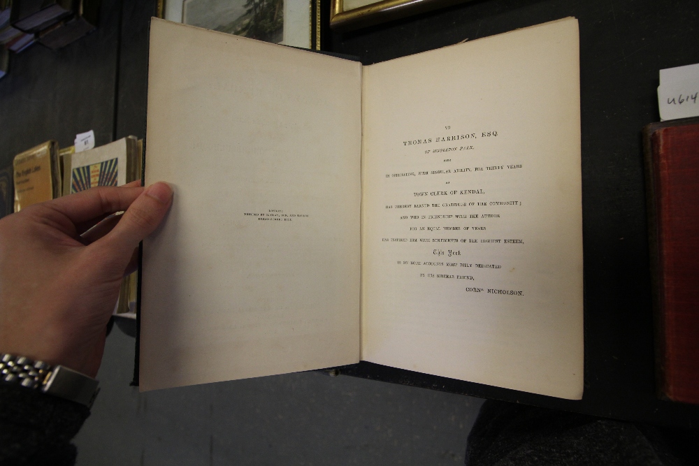 Nicholson (Cornelius) - The Annals of Kendal 2nd edition 1861, green cloth binding - Image 2 of 3