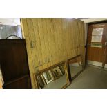 Pair of large Pine Panels - formally cubicle from Victorian/Edwardian Convalescent Home