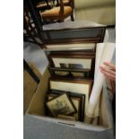 Box of various Lake District prints & photographic prints