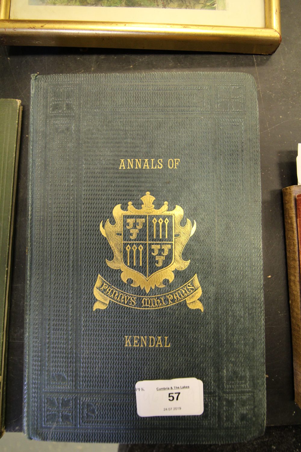 Nicholson (Cornelius) - The Annals of Kendal 2nd edition 1861, green cloth binding