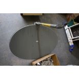 Satellite internet dish