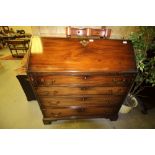 George III Mahogany Bureau (repolished)