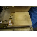 G Rushbrooke (Smithfield) chopping board and 2 others