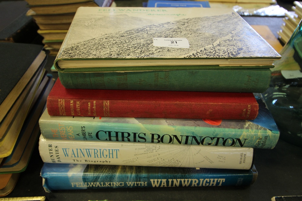 6 Lakes related books inc Wainwright Fell Wanderer