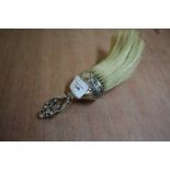 Silver mounted table brush