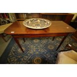 George III Mahogany D End Table and George III Mahogany Dining Chair