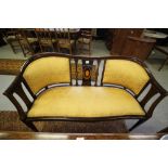 Edwardian Salon Settee