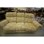 Three seat recliner settee