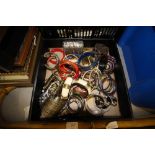 Box of costume jewellery bangles