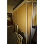 Pair of large Pine Panels - formerly Cubicle from Victorian/Edwardian Convalescent Home