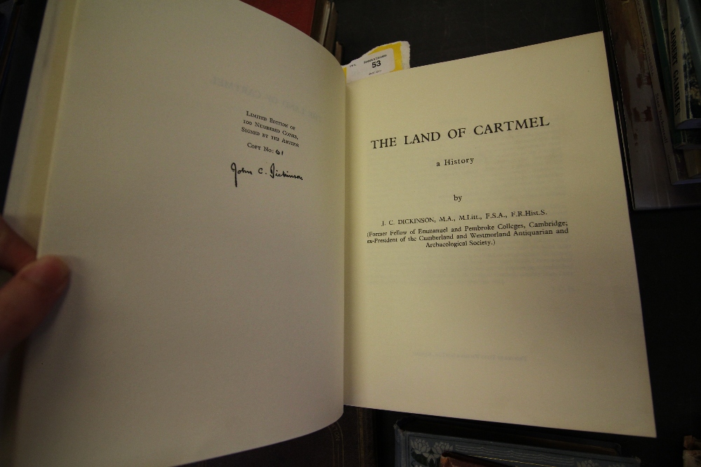 Dickinson (John) - The Land of Cartmel signed Limited Edition no. 61/100 and 5 other Cartmel related - Image 2 of 2