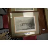 Paul Rogers - Limited Edition Colour Etching Rydal Water - Winter, no. 46/150 signed, framed