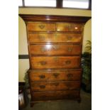 George III Mahogany Chest on Chest