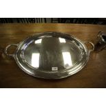 Large Walker & Hall plated tray