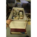 Box of ceramics Coronation ware, Royal Crown Derby etc