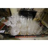 Box of crystal glasses