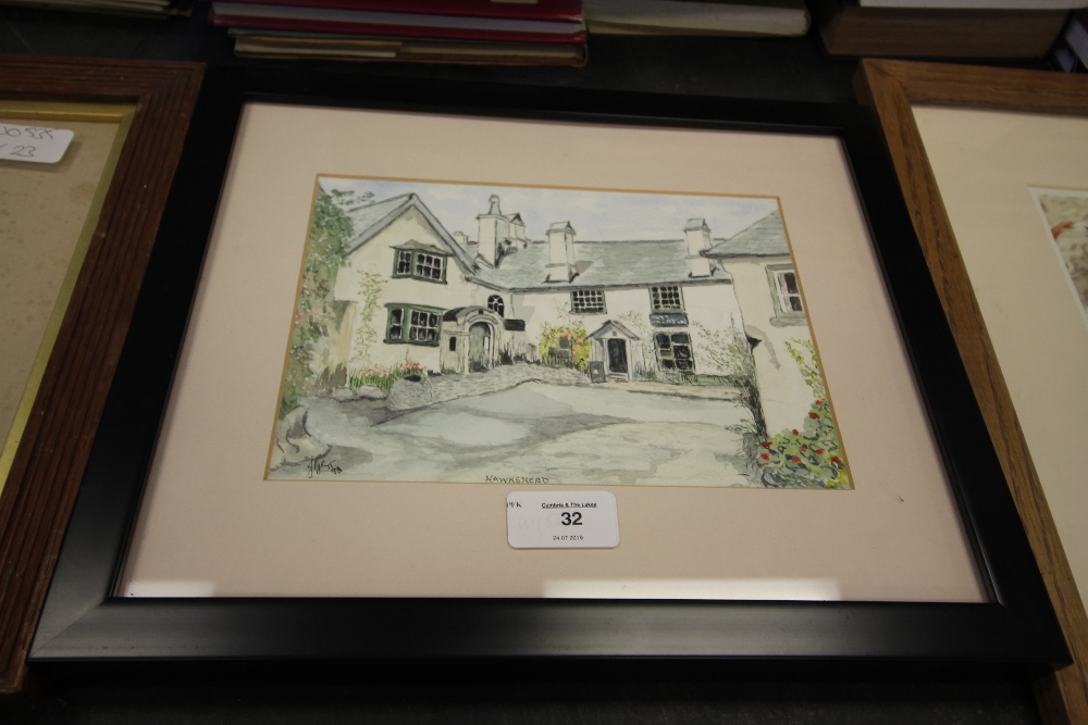 John Pye - watercolour - Hawkshead