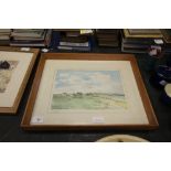 Watercolour of Allonby by H Nettleton