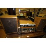 Sansui tape deck, Teleton amp and Sanyo speakers