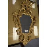 Gilt wood mirror