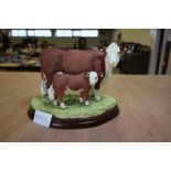 BFA Hereford Cow and Calf A27690