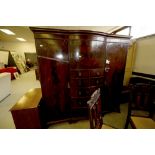 Mahogany Triple Wardrobe