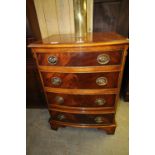 Bow 4 Drawer Repro Chest