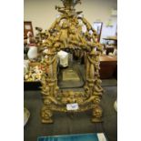 Gilt metal ornate photograph frame