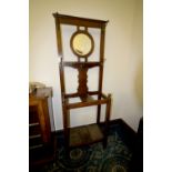 Small oak hallstand