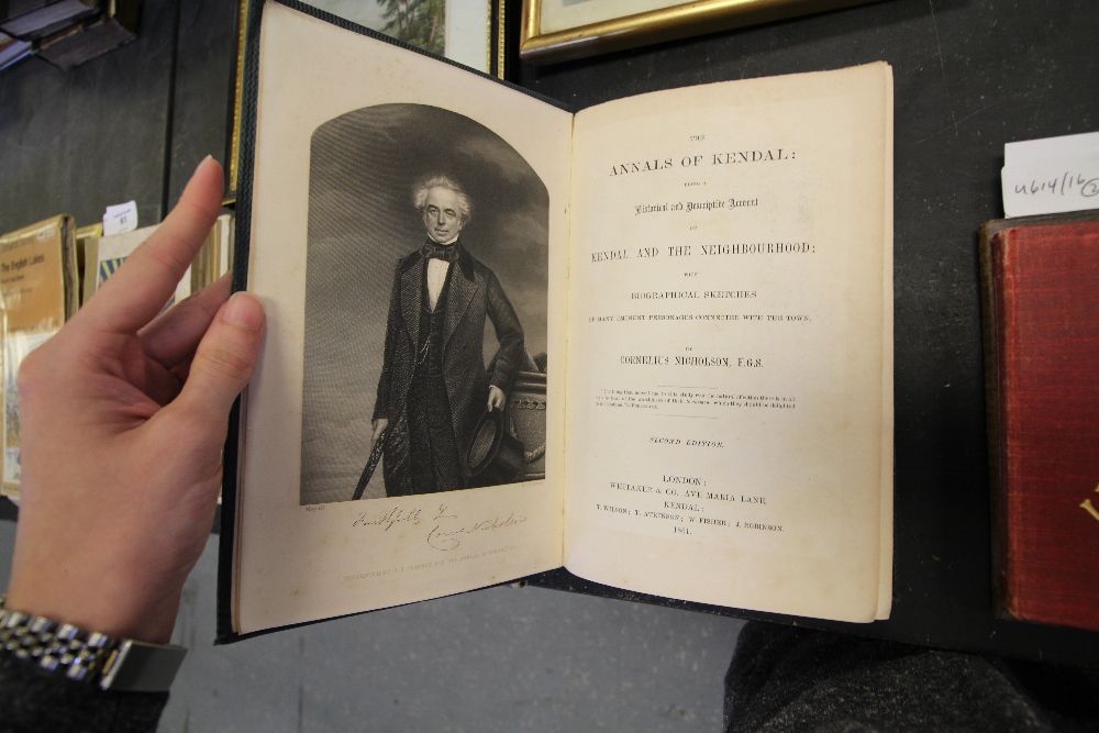 Nicholson (Cornelius) - The Annals of Kendal 2nd edition 1861, green cloth binding - Image 3 of 3