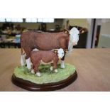 BFA Hereford Cow and Calf A27690