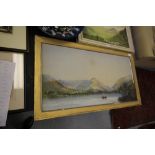 19th Century watercolour Lakeland scene