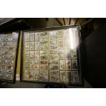 Framed full collection Cigarette Cards - Life in The Hedgerow