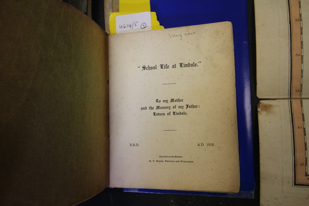 N.B.D - 'School Life at Lindale', pub. H.T. Mason, 1912 and Cowper (H.S.) - The Flookburgh - Image 2 of 3