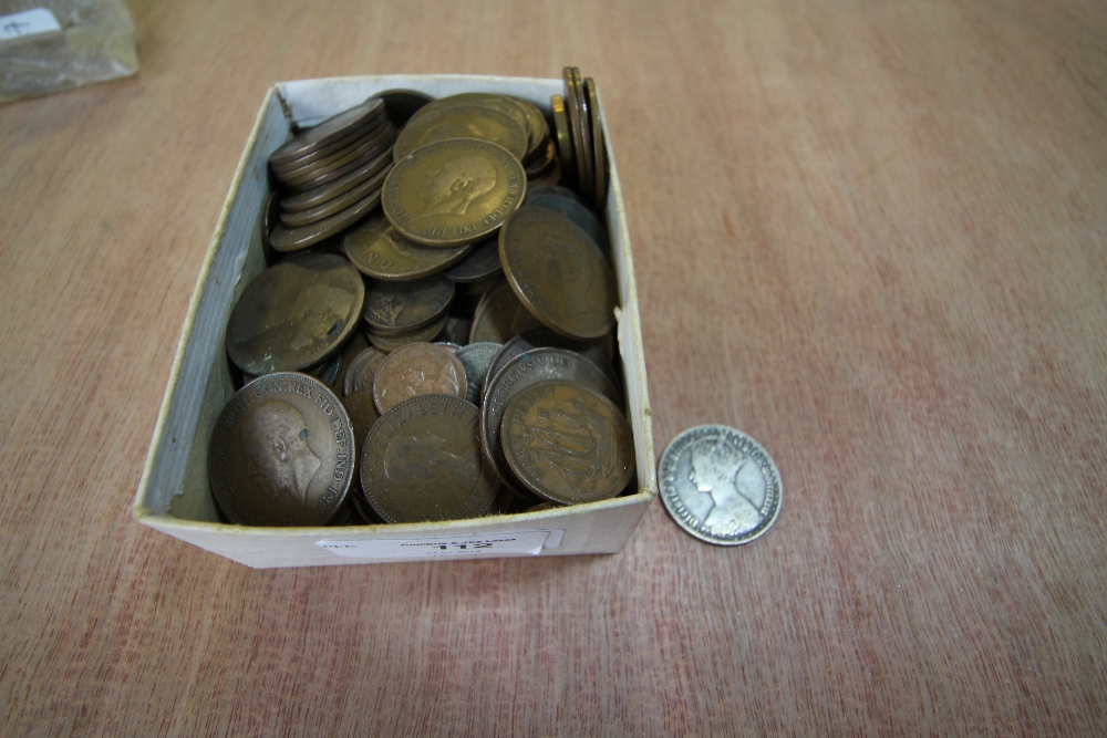 Victorian 1879 Florin (worn) and quantity of mixed old coins