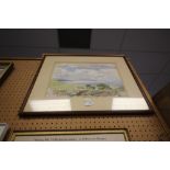 Anne Reid - Watercolour - Baraskomill, signed and framed, Royal Scottish Watercolour label verso