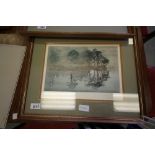Paul Rogers Limited Edition Colour Etching - Autumn no. 65/380, signed, framed