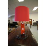 Crushed Ice (Shattaline) mid-century table lamp